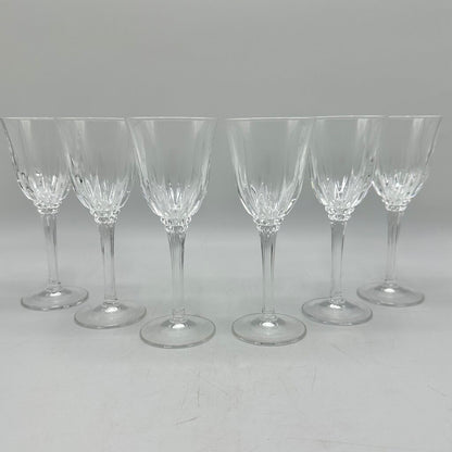 Set Of 6 Vintage Cristal D’Arques Castel 7cl Lead Crystal Cordial Glasses /cb