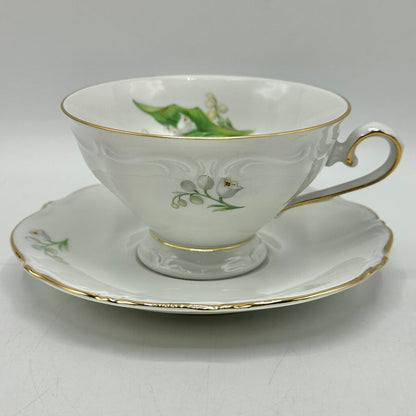 Vintage Winterling Bavaria LILLY 3 Piece Afternoon Tea Set-Footed Teacup, Saucer and Dessert Plate Germany /cb