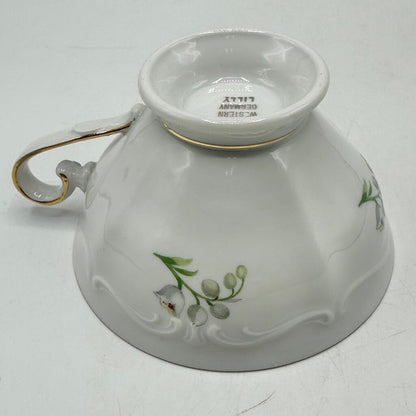 Vintage Winterling Bavaria LILLY 3 Piece Afternoon Tea Set-Footed Teacup, Saucer and Dessert Plate Germany /cb