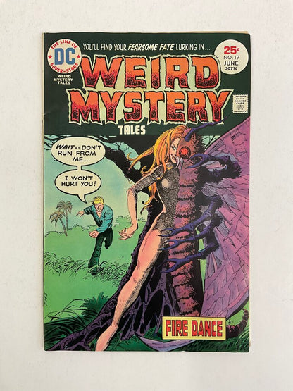 Vintage DC Comics: Weird Mystery Tales Issues 9, 18, 19, 21 - 1973-1975 /so