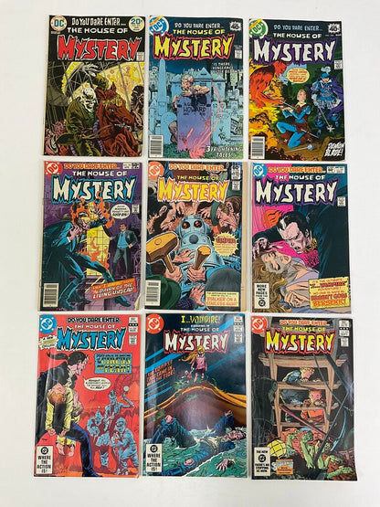 Vintage DC Comics: The Houes of Mystery 9 Book Bundle 1974-1983 /so