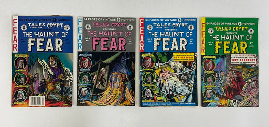 Vintage Comics: Tales from the Crypt Presents: The Haunt of Fear 4 Book Bundle 1990s /so
