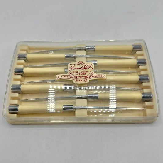 Vintage Carvel Hall by Briddell Steak Knives-Set Of 8 In Original Box-Stainless Steel /cb