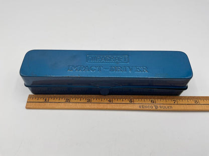 Vintage Duracraft No. 2500 Impact Driver Set w/Blue Metal Case /s