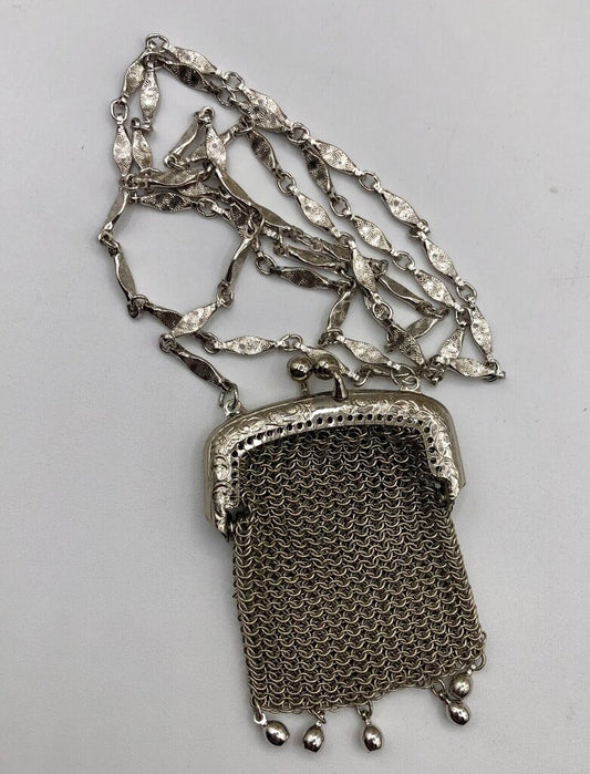 Victorian Style Chain Mail Mesh Coin Purse /b