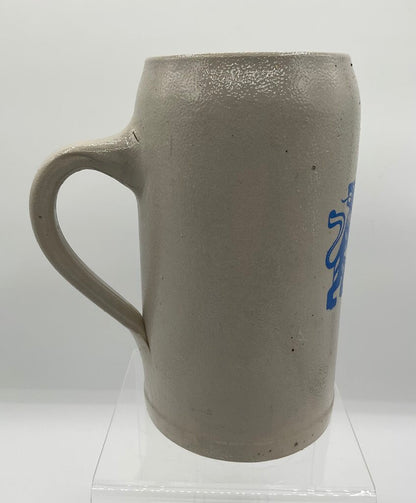 Vintage Stoneware Beer Stein “Zipfer” Brand Lager from Austria 1 Liter /s