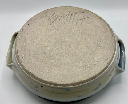 Handmade Pottery Casserole/Serving Dish w/ Handles /j