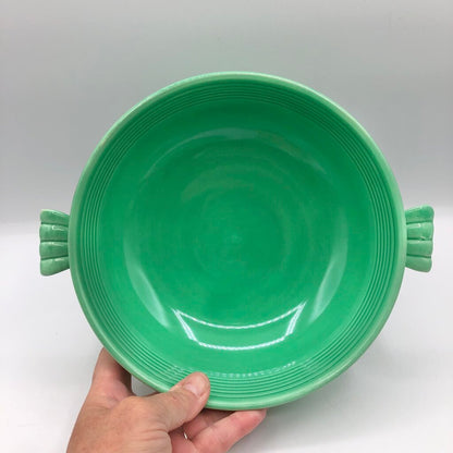 Vintage HLC Fiesta Fiestaware Light Green Covered Casserole Dish /b
