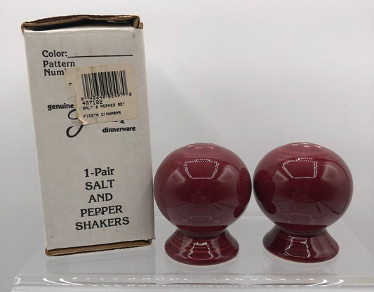 HLC Fiesta 2 5/8” Salt & Pepper Set Cinnabar /b