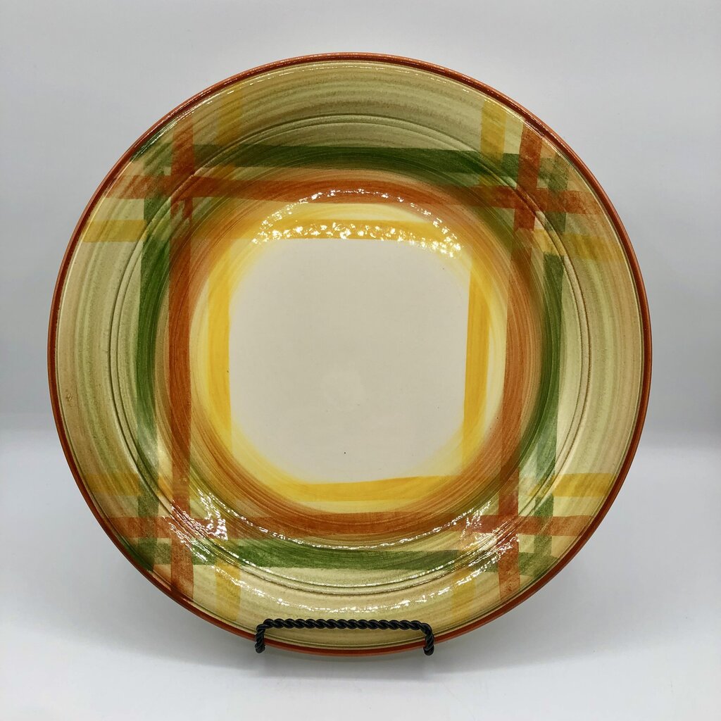 Vernon Kilns Vernonware Homespun 12” Serving Platter /b