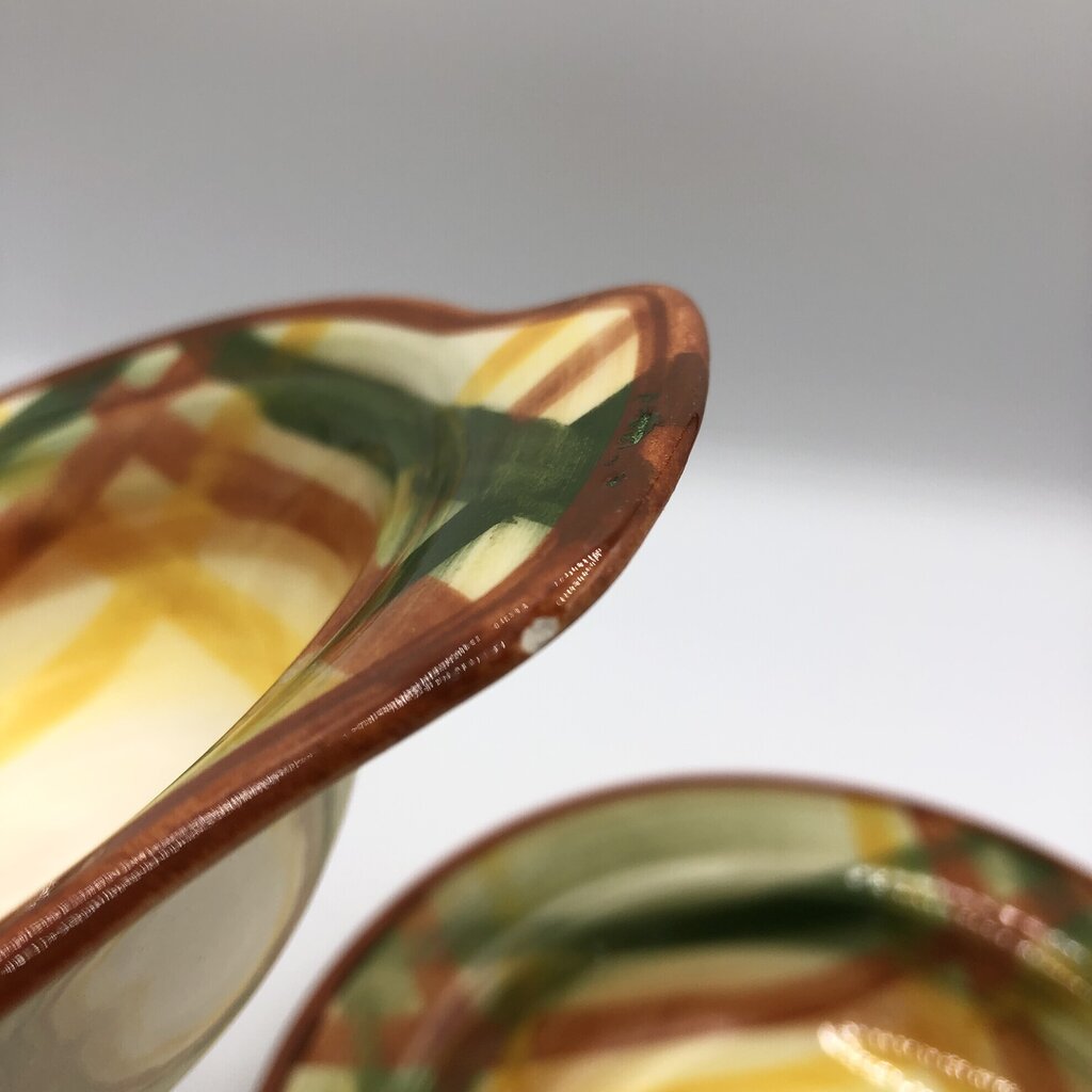 Vernon Kilns Vernonware 4pc Homespun Bowl Set /b
