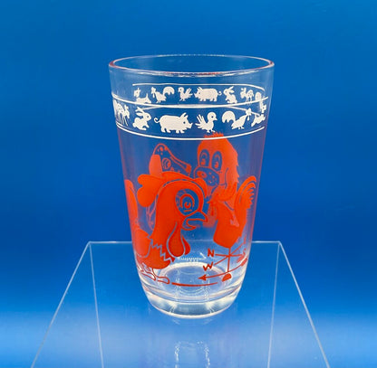 Lot of 5 Vintage 1950s Hazel Atlas Kraft Swanky Swigs Children’s Juice Glasses /s