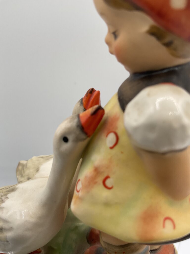 Goebel Hummel Figurine 47/0 “Goose Girl” TMK-5 1972-1979 Made In Germany /s
