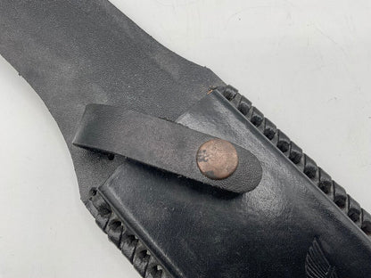 Frost Cutlery Trail Blazer Bowie Knife 15” Overall Length 10” Blade w/ Leather Sheath & Box 14-185BLWG /s