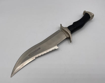 Oregon Trail Bowie Knife 15” Overall Length Custom Designed w/ Nylon Sheath & Box 15-743B /s