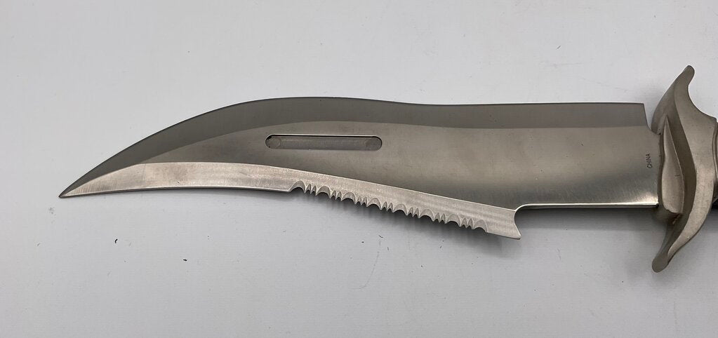 Oregon Trail Bowie Knife 15” Overall Length Custom Designed w/ Nylon Sheath & Box 15-743B /s