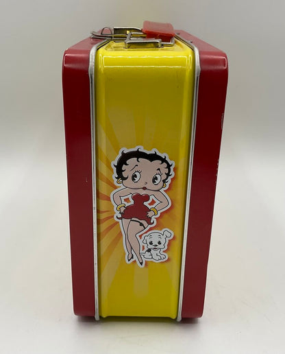 Betty Boop Collectible Tin Lunchbox with 3 Disc DVD Set 2008 /sb