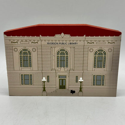 9 Pcs Lot The Cat’s Meow Vintage Shelf Sitter Houses 1980s-90s Michigan Faline Jones /cb