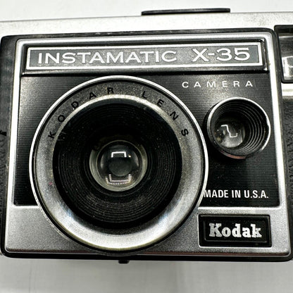 Vintage Kodak Instamatic X-35 Color Outfit w/Box, Flashcubes & Instructions /cb