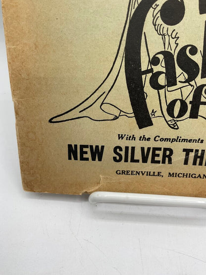 Vintage Foods and Fashions of 1936 with the Compliments of New Silver Theatre in Greenville, Michigan 64 Page Booklet /sb