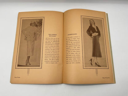 Vintage Foods and Fashions of 1936 with the Compliments of New Silver Theatre in Greenville, Michigan 64 Page Booklet /sb
