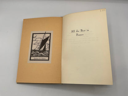 All the Best in France Travel Book by Sydney Clark 1947 Hardcover Book /sb