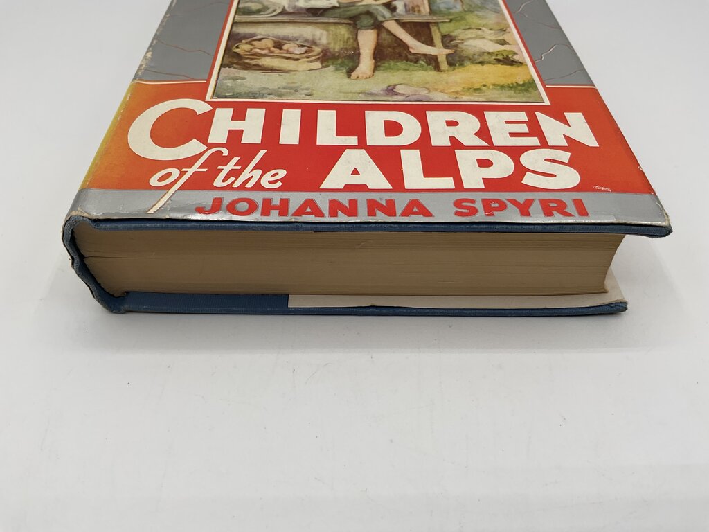 Children of the Alps by Johanna Spyri 1929 Hardcover Book /sb