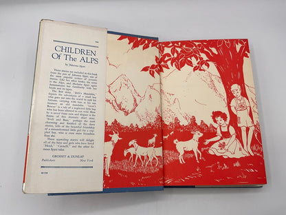 Children of the Alps by Johanna Spyri 1929 Hardcover Book /sb