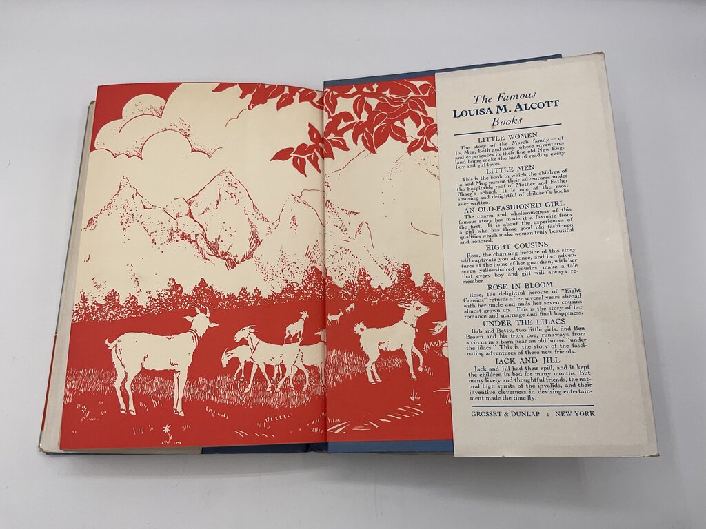 Children of the Alps by Johanna Spyri 1929 Hardcover Book /sb