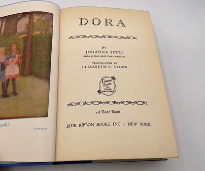 Dora by Johanna Spryi 1924 Hardcover Book /sb