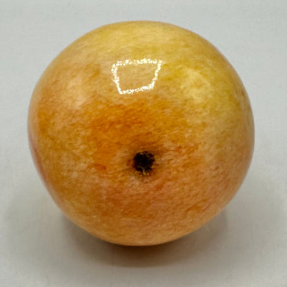 Vintage Italian Alabaster Fruit Set-Pear, Pomegranate, Peach & Banana-Handcrafted Collectibles /cb