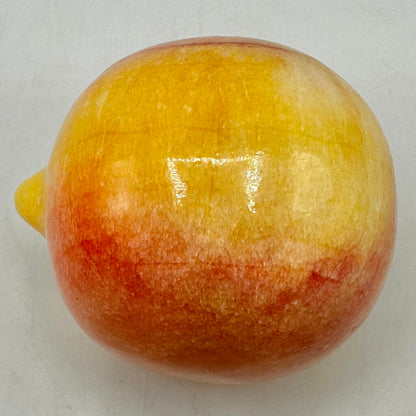 Vintage Italian Alabaster Fruit Set-Pear, Pomegranate, Peach & Banana-Handcrafted Collectibles /cb