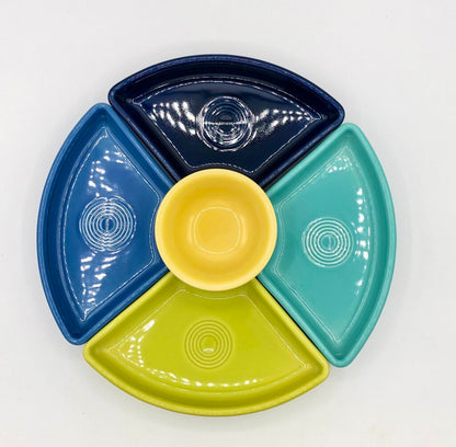 5pc HLC Fiesta Ware Entertaining Set MIB /b