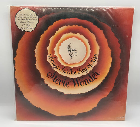 Stevie Wonder “Songs in the Key of Life” Collector’s Album (x2 LPs) Vinyl Records 1976 /s