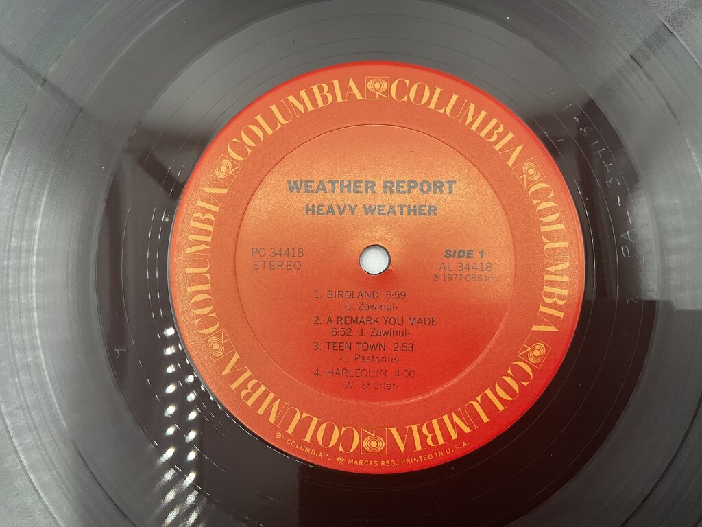 Weather Report “Heavy Weather” Vinyl Columbia Records 1977 /s