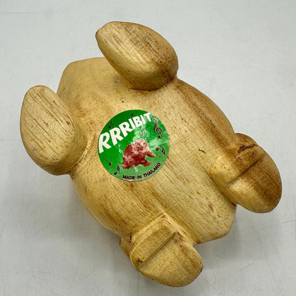 RRRibit Wooden Frog Guiro Rasp Rhythm Percussion Instrument Handcrafted in Thailand /cb
