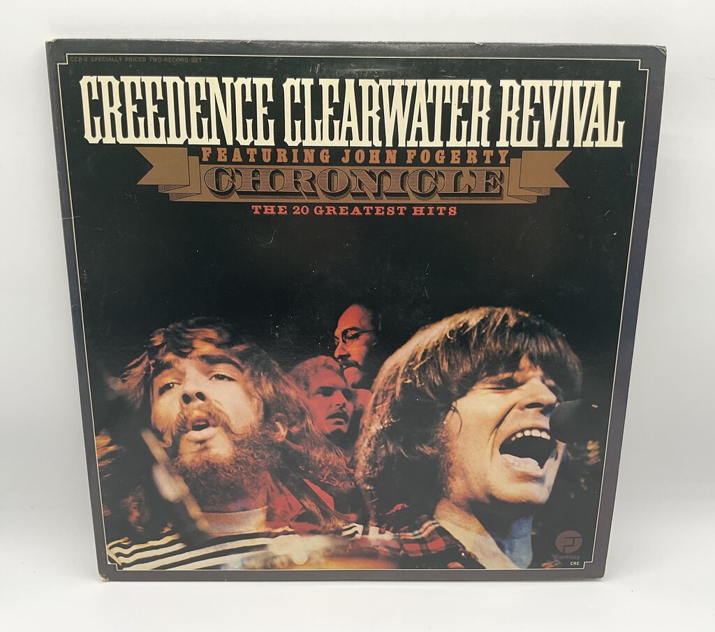 Creedence Clearwater Revival Ft. John Fogerty “Chronicle” Greatest Hits Double LP Vinyl Records /s