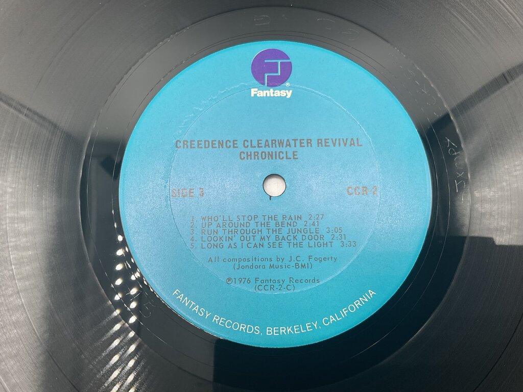 Creedence Clearwater Revival Ft. John Fogerty “Chronicle” Greatest Hits Double LP Vinyl Records /s