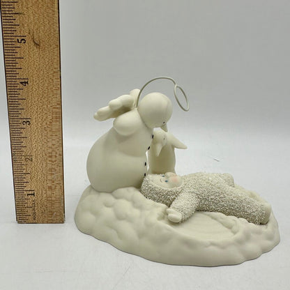 Lot of 3 Department 56 Snowbabies Figurines w/Boxes Snow Angels, Deer Friends, Burning Up The Lines /cb