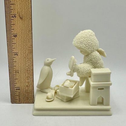 Lot of 3 Department 56 Snowbabies Figurines w/Boxes Catch A Falling Snowflake, Grandma’s Lessons, Just One More Pair /cb