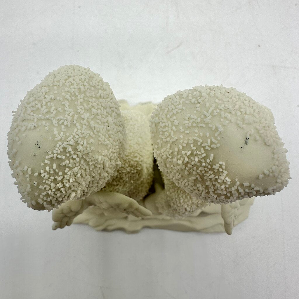 Lot of 4 Department 56 Vintage Winter Tales Of The Snowbabies Figurines w/Boxes Let’s Go Skiing, There’s Another One, I Made This Just For You, This Will Cheer You Up /cb