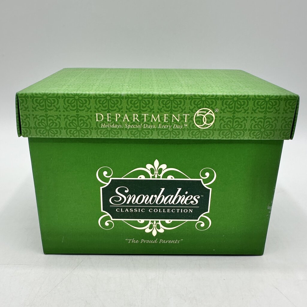 Department 56 Snowbabies Classic Collection Figurine The Proud Parents 2006 w/Box /cb