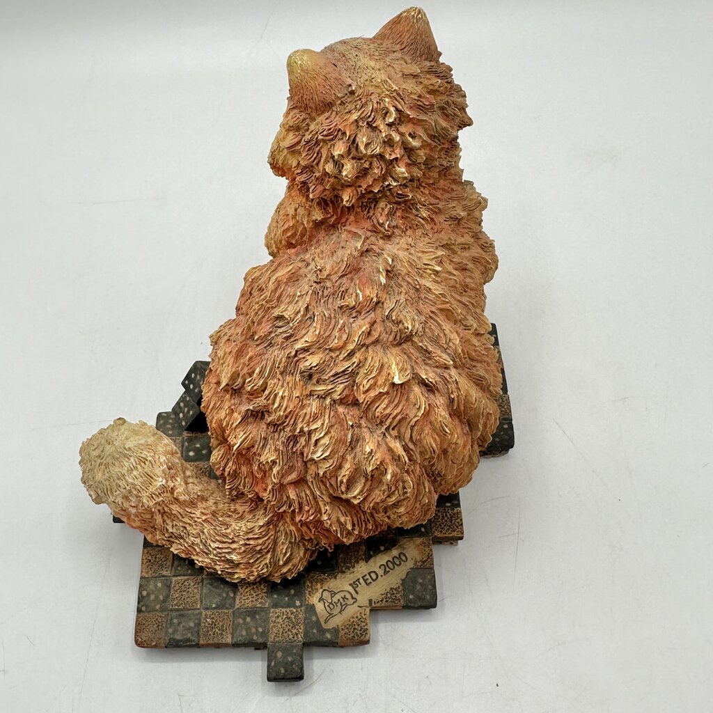 Curious Cats By Lang And Wise “Sam and Mitzi” Figurine First Edition 2000 w/Box /cb