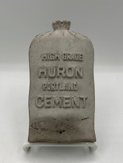 Vintage Huron Portland Cement Advertising Paperweight /s