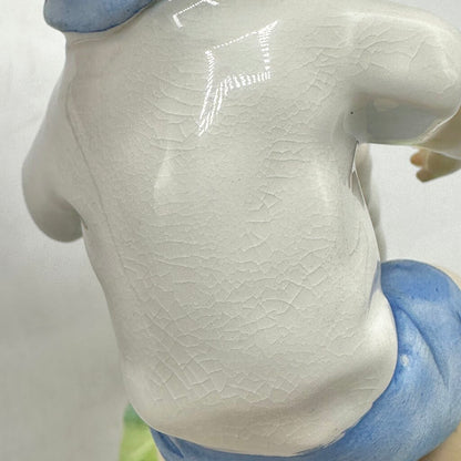 Vintage Royal Worcester Porcelain Figurine “September” Boy w/Cat #3457 Made In England /cb