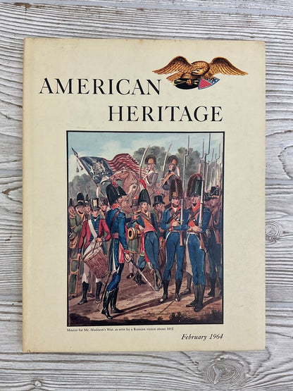 Lot of 6 Vintage “American Heritage” Hardcover History Books (Feb. 1964 - Dec. 1964) /sb