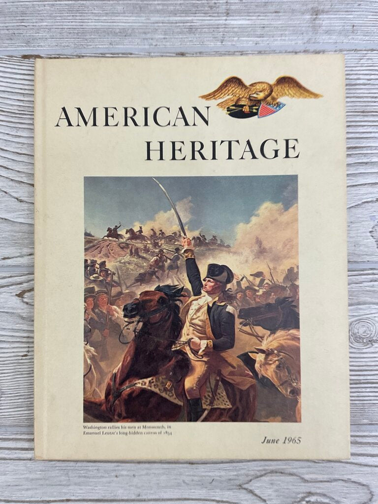 Lot of 6 Vintage “American Heritage” Hardcover History Books (Feb. 1965 - Dec. 1965) /sb