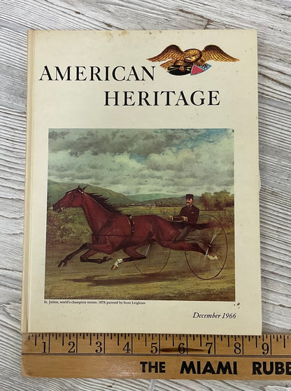 Lot of 6 Vintage “American Heritage” Hardcover History Books (Feb. 1966 - Dec. 1966) /sb