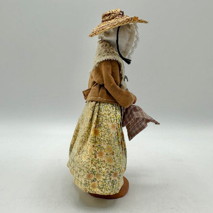 Set of 3 Vintage Santon De Provence Terracotta Clay Figurines French Folk Art /cb