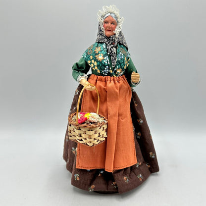 Set of 3 Vintage Santon De Provence Terracotta Clay Figurines French Folk Art /cb